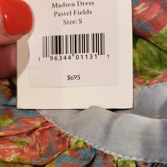 Loveshackfancy Madsen Dress Pastel Fields Maxi NEW - Picture 6 of 7